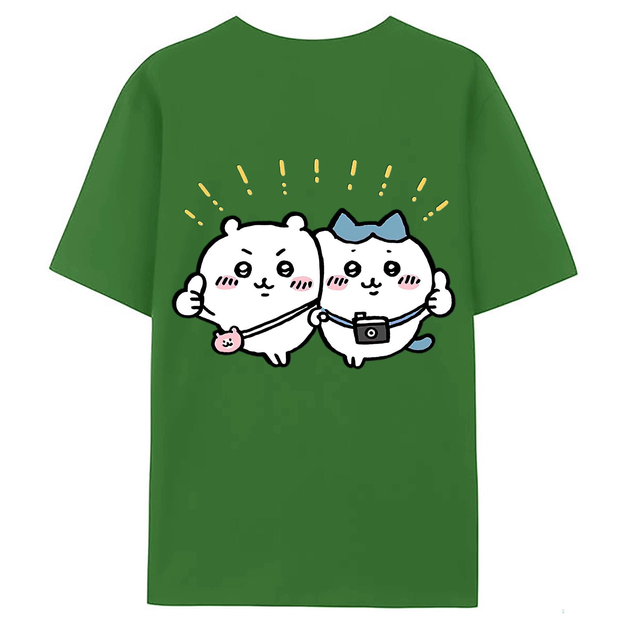 （画像用） ちいかわ ちいかわ Chii-kawa chiikawa レディース半袖Tシャツ(バックプリント)